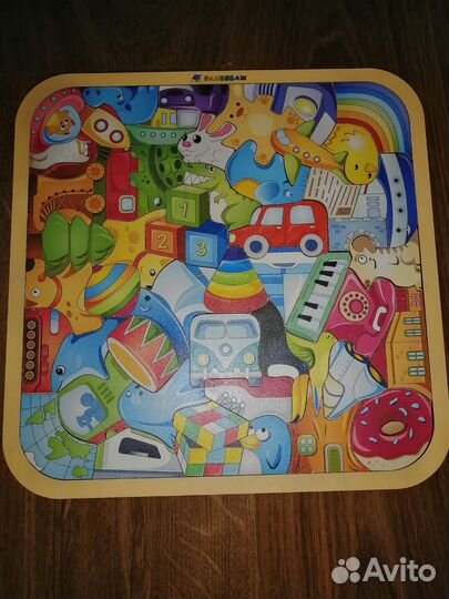 Пазлы детские деревянные