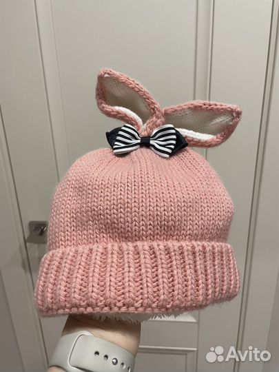 Шапка зимняя для девочки 50 52