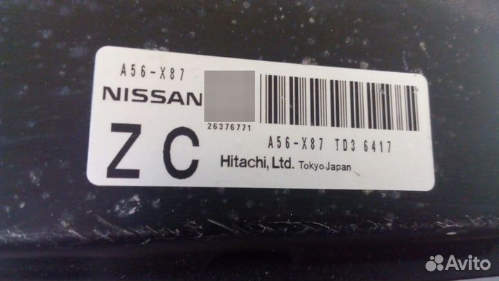 Блок управления двс nissan note