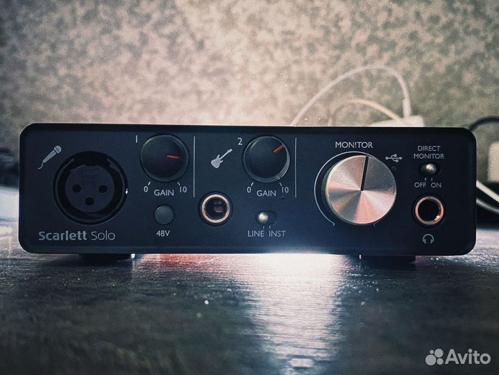 Звуковая карта focusrite scarlett solo 2gen