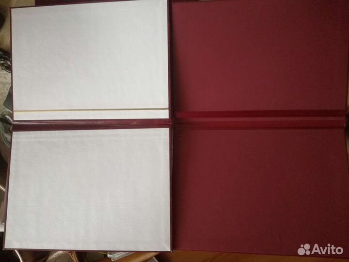 Папки подарочные юбилейные красные 45 благодарност