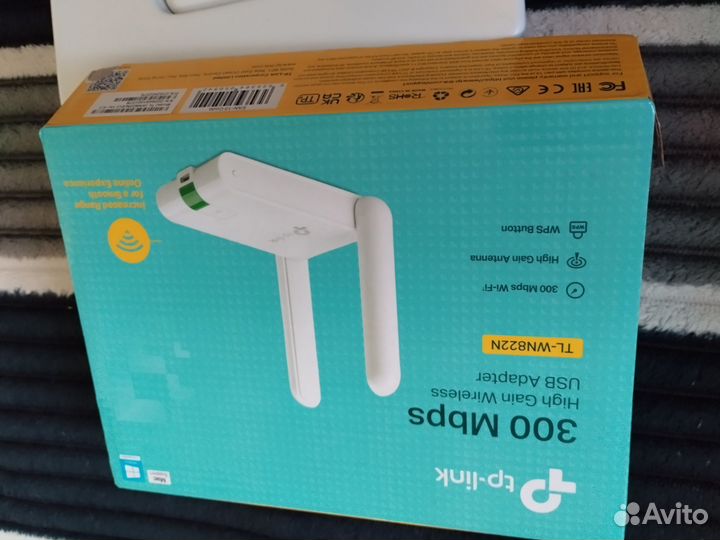 TP-link Сетевой адаптер Wi-Fi TP-Link TL-WN822N