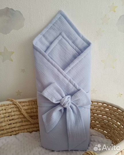 Конверт одеяло муслиновый новый