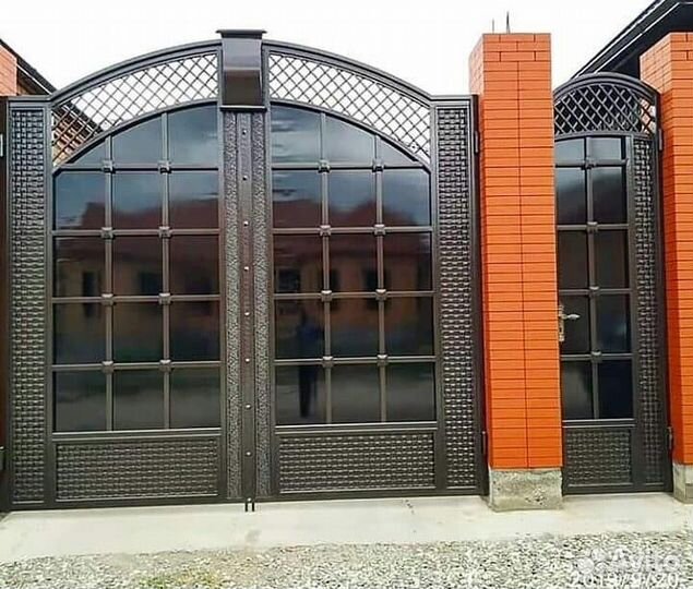 Ворота кованые