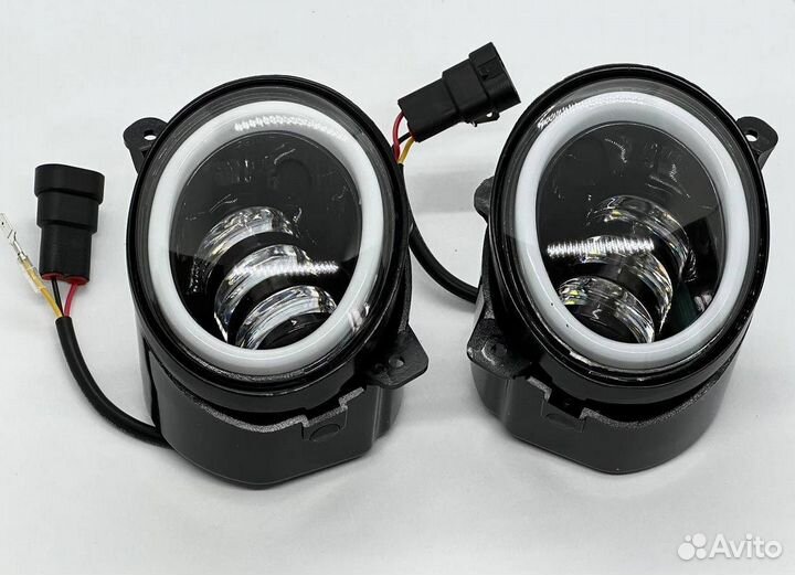 Светодиодные птф противотуманные фары Гранта Веста