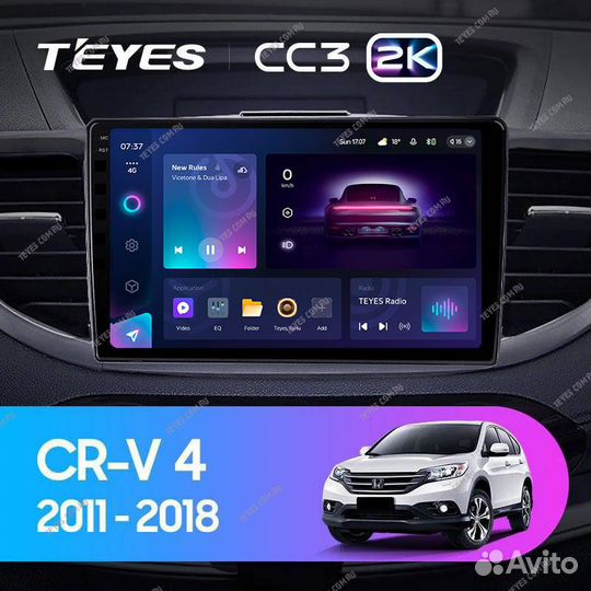 Магнитола Honda CR-V 4 2011-2015 Teyes 6/128 C