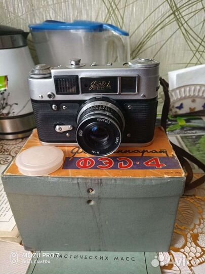 Фотоаппараты коллекционные фэд4, 3, 1