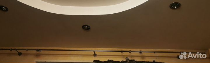 Гардина карниз хром, 2,55см