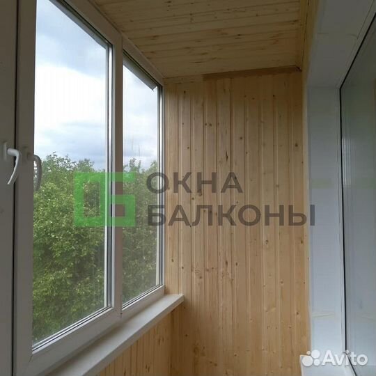 Отделка балконов и лоджии под ключ