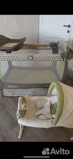 Манеж кровать graco