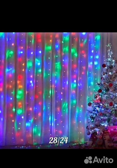 Гирлянда штора 3*2