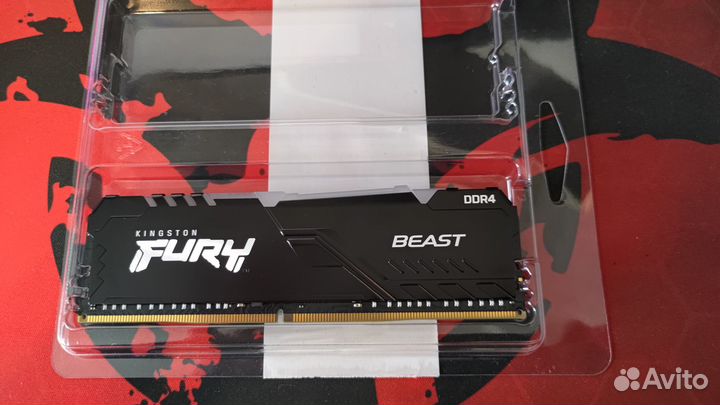 Оперативная память Kingston Fury 16gbddr4 3200 RGB