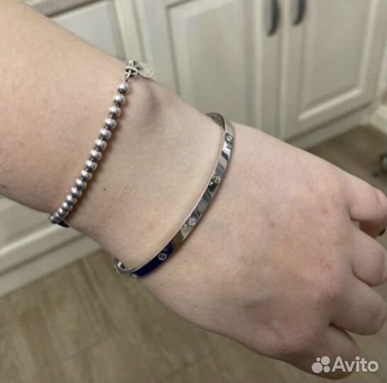 Золотой браслет с бриллиантами