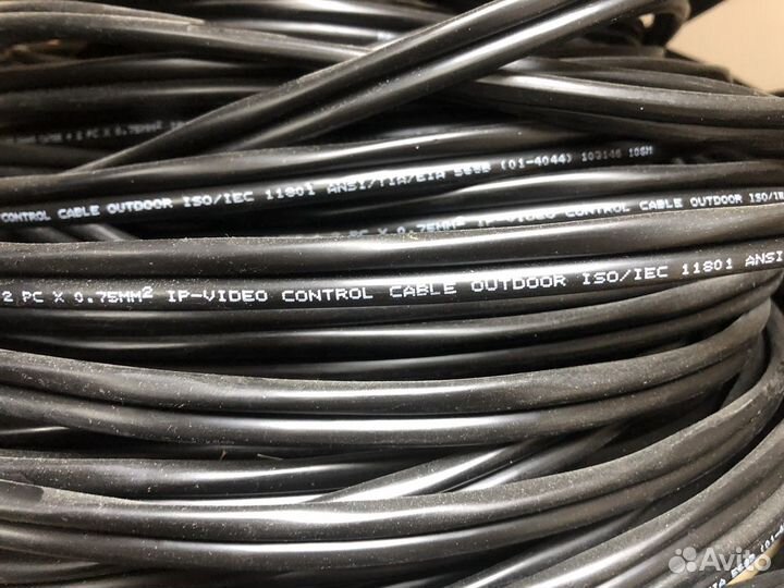 Мульти-кабель FTP 4PR, 24AWG, CAT5e+2х0,75 мм²