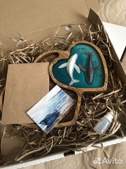 Менажница, дерево, смола. Подарок к 8 марта