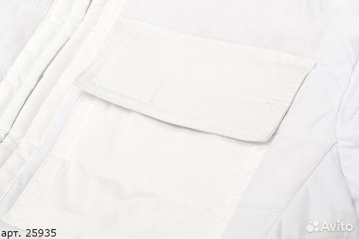 Зимняя куртка Stone Island Белая