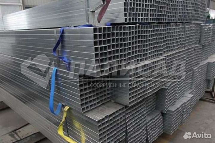 Столб профильный 80х60 для еврозабора,3D панели