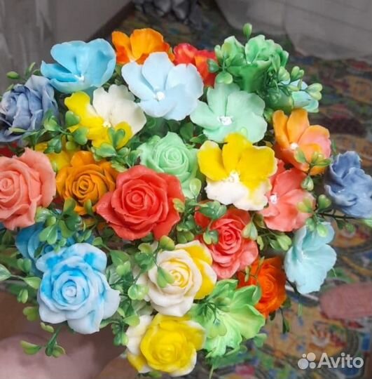 Букеты из мыла