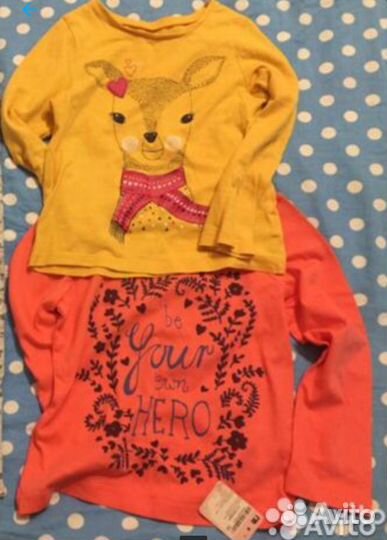 Платье футболка худи Mothercare adidas116-128