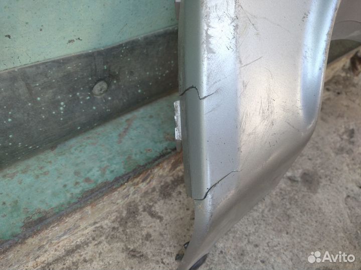 Юбка заднего бампера Ford Explorer 5 2015-2017