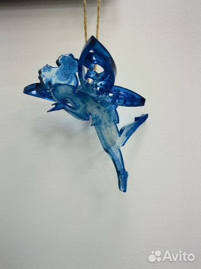 Новогодняя игрушка из эпоксидной смолы