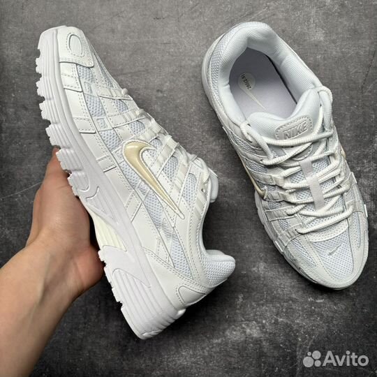 Кроссовки Nike P 6000 белые