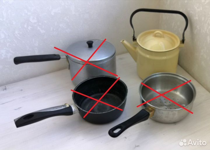 Посуда - кастрюля чайник миска