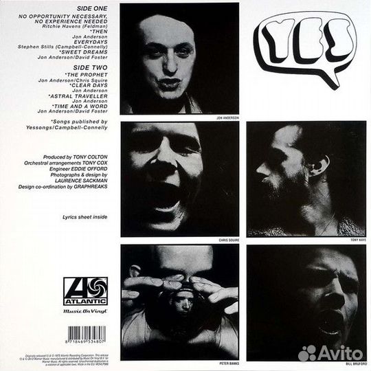 Виниловая пластинка Yes time AND word (180 Gram)