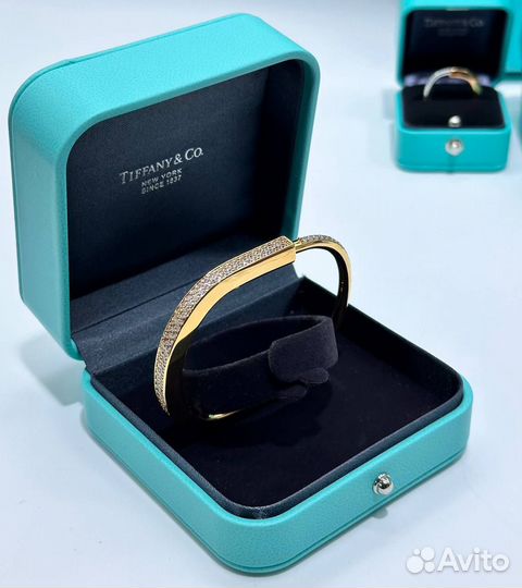 Tiffany Co Золотой Браслет Бриллианты