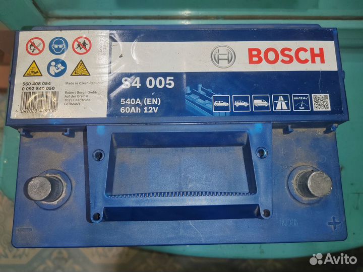 Аккумулятор Bosсh 60ah / 540A / 12v
