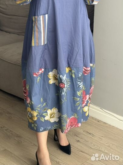 Платье женское летнее хлопок 48-54