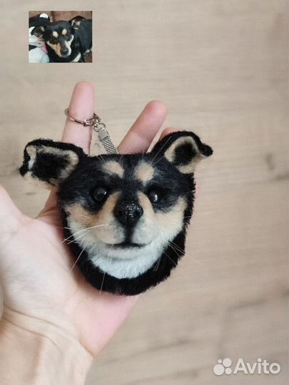 Брошь из валяной шерсти