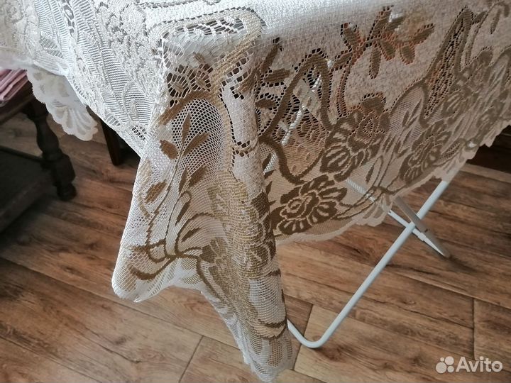 Скатерть ажурная 120см на 160см