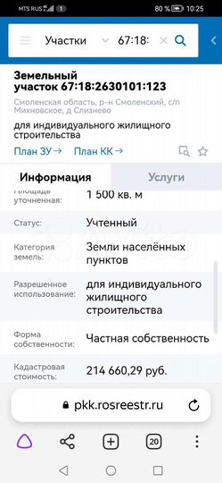 Участок 15 сот. (ИЖС)