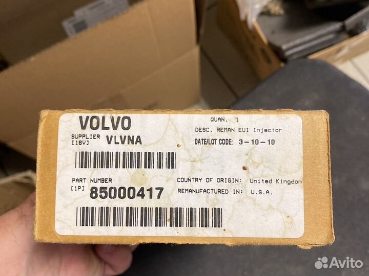 Форсунка топливная D12D, 12V\volvo VN 85000417