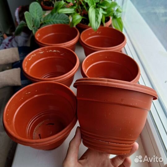 Горшки цветочные пакетом