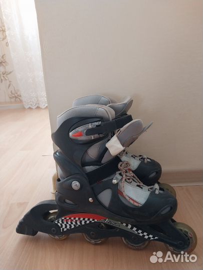 Роликовые коньки раздвижные 34-37