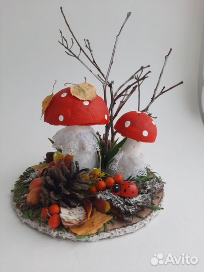 Осенняя поделка из природных материалов