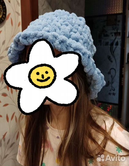 Вязаная панама