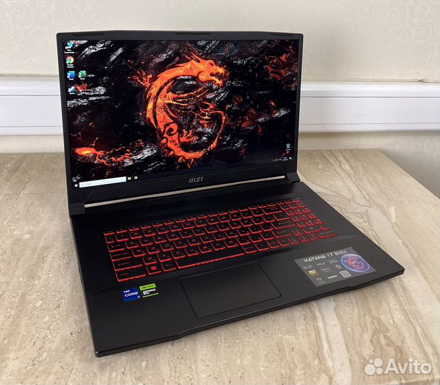 Игровой MSI Katana 17 (i7-12650H/ RTX 3050/ 16 гб)