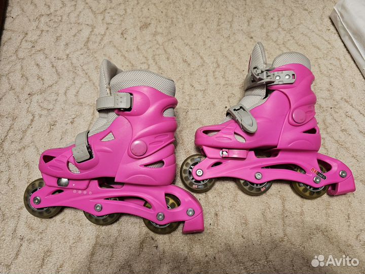 Роликовые коньки детские раздвижные