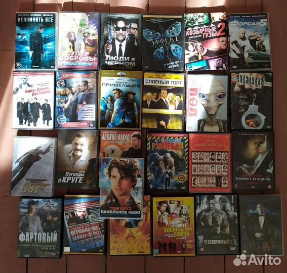 Коллекция dvd дисков с фильмами