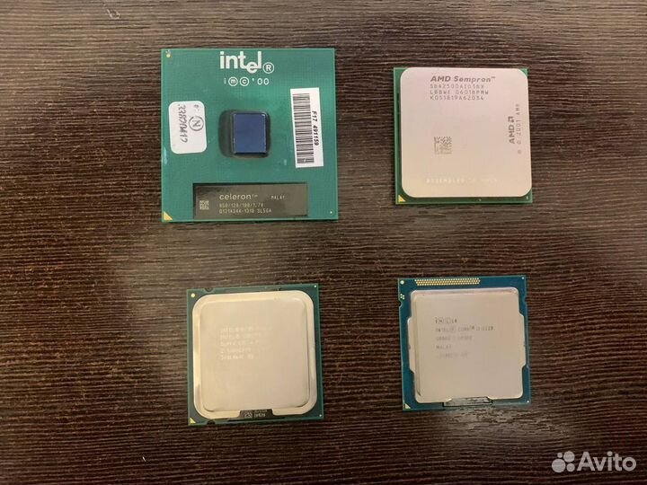 Процессоры Socket370, 754, LGA775, 1155