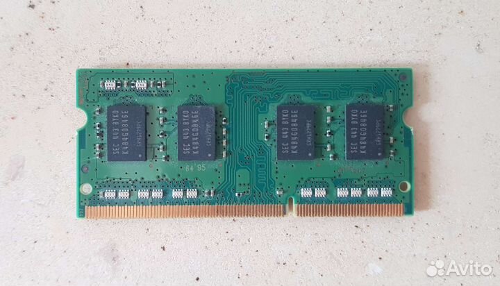 Оперативная память sodimm ddr3l 4 gb Samsung