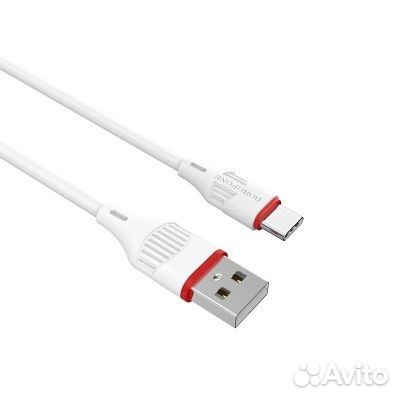 USB кабель borofone BX17, USB - Type-C, 2А, 1 м, б