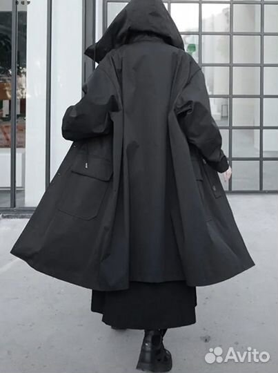 Плащ пальто женское в японском стиле 50 52