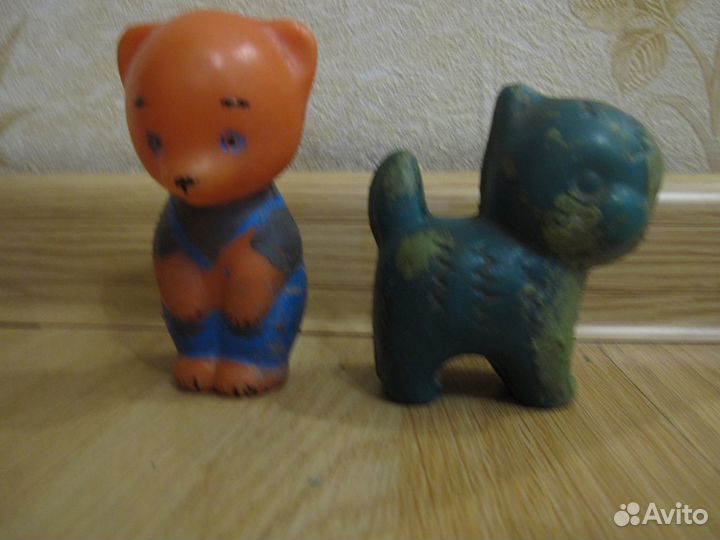 Игрушки из резины пластмассы СССР