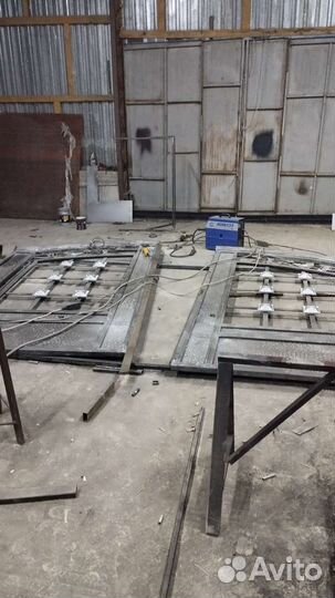 Покраска ворот