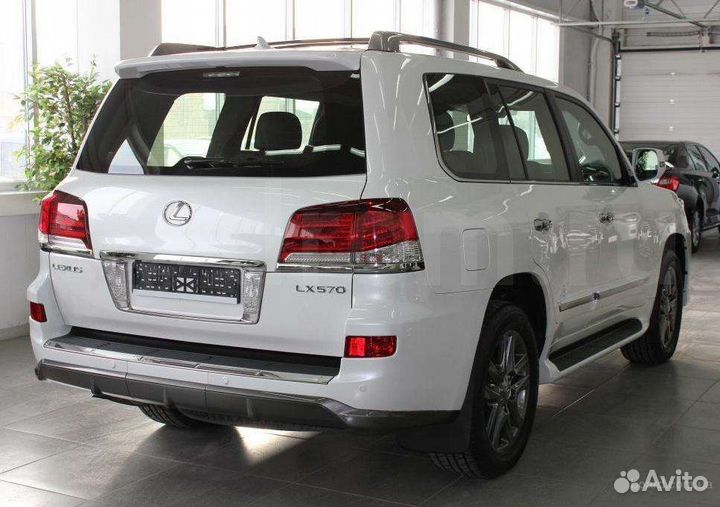 Обвес F-sport белый Lexus LX570 2012-2015