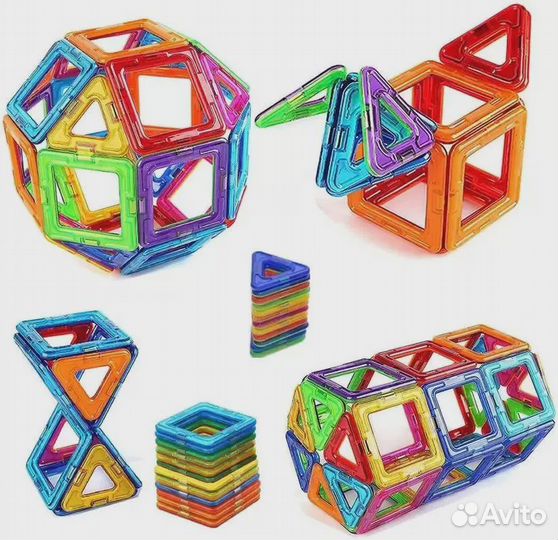 Мaгнитный кoнстpуктоp 60 дeталeй